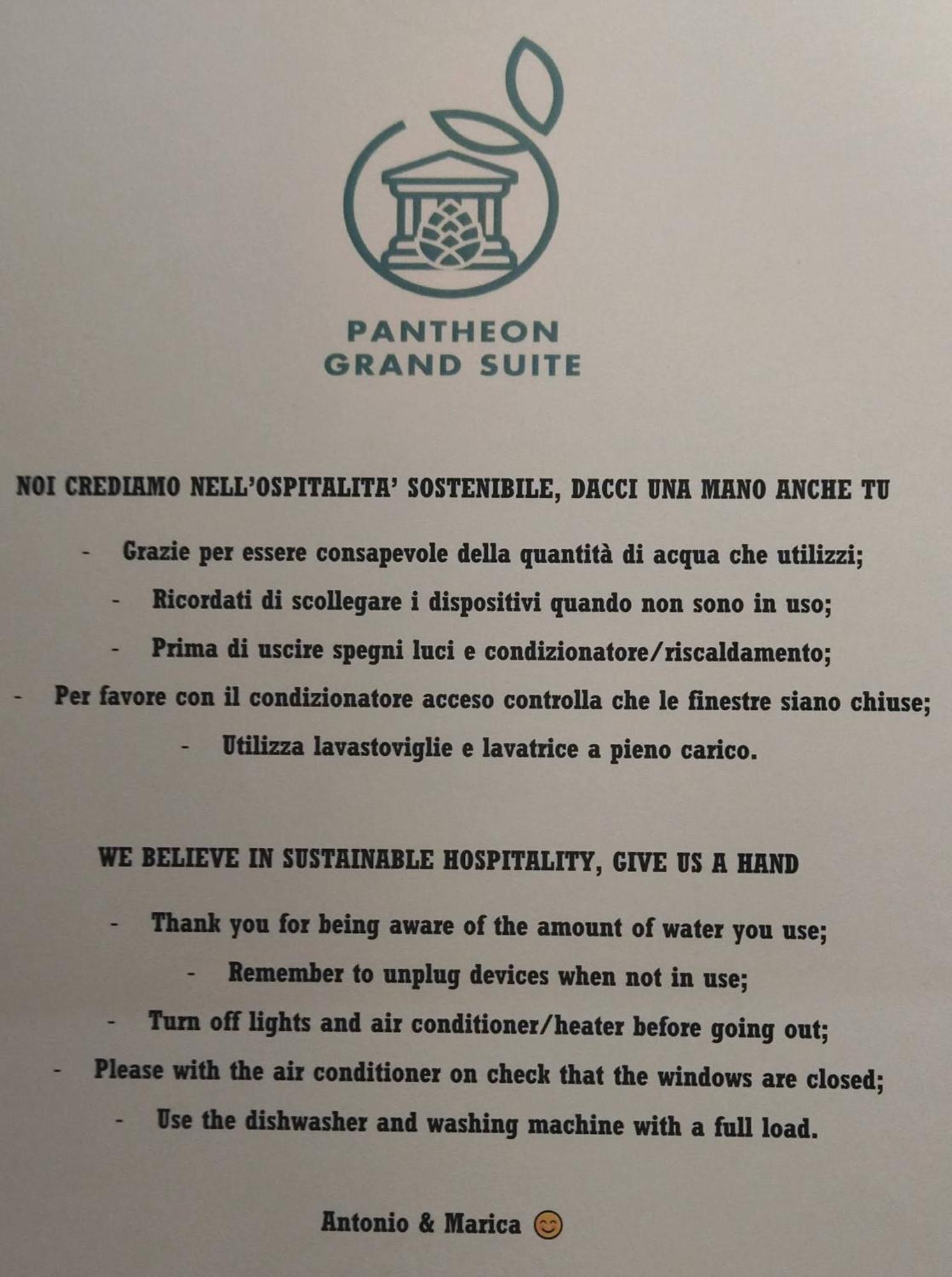 Pantheon Grand Suite Roma Dış mekan fotoğraf